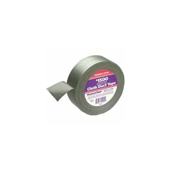 Venture Tape 153; #1500 Cloth Duct Tape, 2 in. x 60 Yards, White, 1 Roll